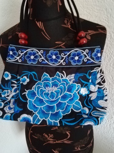 Tasche henkeltasche florales - henkeltasche,