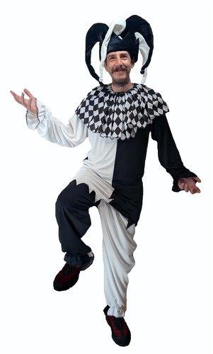 Erwachsene mittelalter hofnarr - erwachsene,