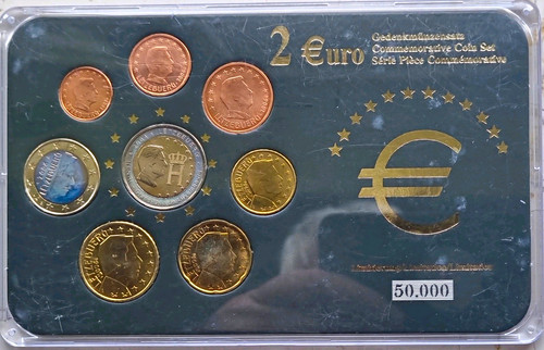 Luxemburg euro kursmünzensatz - luxemburg, euro-kursmünzensatz