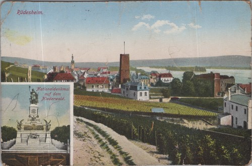 Ansichtskarte rüdesheim - ansichtskarte,,