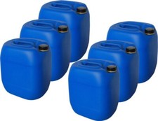 6 x 30-Liter-Kunststoff-Kanister blau AST - TOPZUSTAND