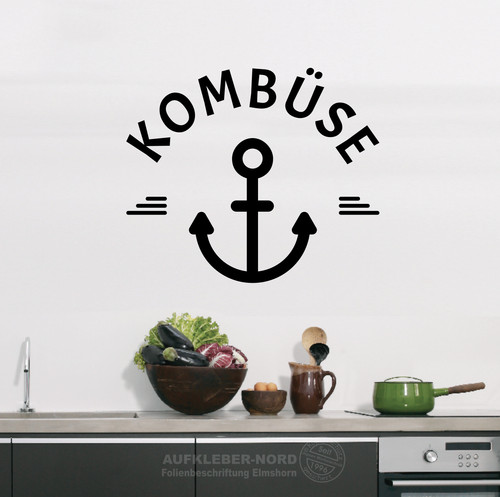 Kombüse 60cm wandtattoo - kombüse,