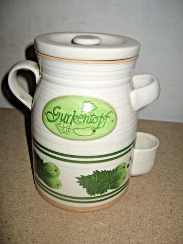 Gurkentopf mit deckel eintopf - gurkentopf,