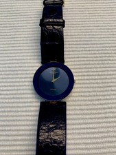 Raymund Weil Othello 18K Gold mit blauem Lederarmband , gebraucht