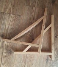 2 x IKEA - Valter 28 cm  - Regalhalter Regalwinkel Echtholz Ekby