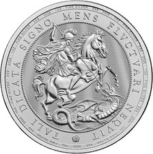 Silbermünze 1 oz St. George
