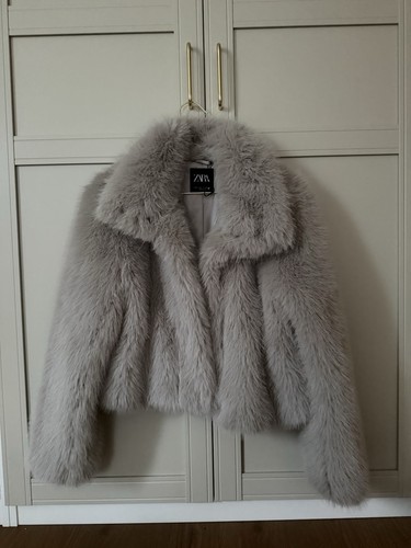 Zara kunstfelljacke größe - kunstfelljacke, s