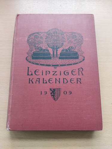 Leipziger kalender 1909 - 1909,