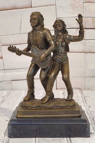 Bronze skulptur musiker und - skulptur,