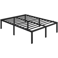 Metallbett Doppelbett ohne Kopf und Fußteil Bettgestell mit Lattenrost wie Neu