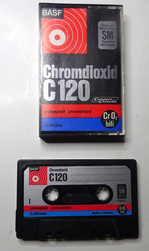Basf c120 chromdioxid audio - chromdioxid, sm