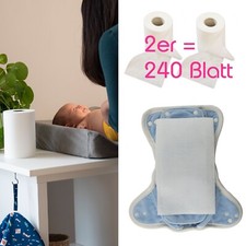 2x Popolini Popli Windelvlies