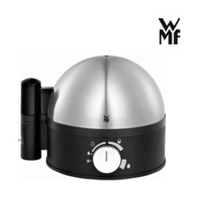 WMF STELIO Eierkocher (7 Eier, 380 W, Edelstahlheizschale) Messbecher mit Eipick