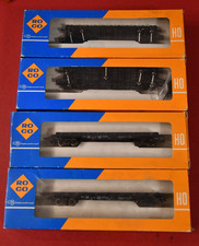 4 x Roco 4352 H0 Flachwagen