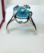 Ring aus 9 karat mit Topaz 375