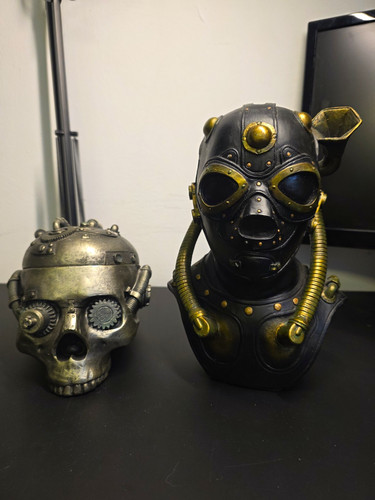 Steampunk figuren - 2x,