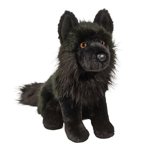 Schwarzer wolf kuscheltier - wolf,