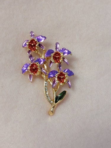 Schmuck brosche blumen - schmuck,