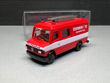 Mercedes MB 507 D Feuerwehr FW Wasserrettung Leiter Wagen AHK Praline H0 1:87