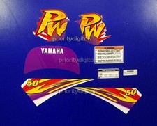 1995 Yamaha PW50 decals 8pc