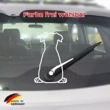 Scheibenwischer Hund Auto Aufkleber Lustiger beweglicher Sticker Heckscheibe #4