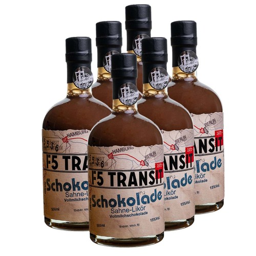 Schokolade likör 6x0 - likör, 6x0.5l