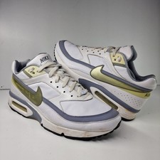 Nike Air Max Classic BW 2008 White Metallic Gold Silver UK 11 Vintage Sneaker