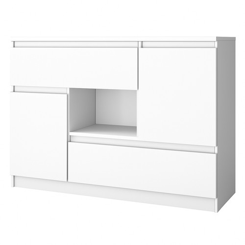 Kommode 120 weiß matt 2 - cm,