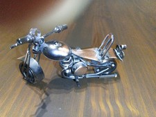 Motorrad, Deko, Kupfer, Metall, Neuwertig