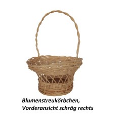 Blumenstreukörbchen zur