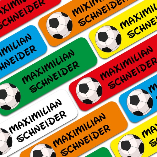 80x namensaufkleber wunschname - namensaufkleber,