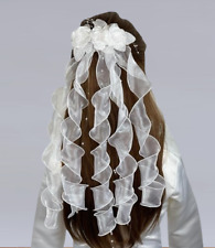 Kopfschmuck Haarschmuck  Haarkranz Haargesteck zum Kommunionskleid *25