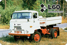 Blechschild 20x30 cm - L60 Dreiseitenkipper IFA DDR LKW Oldtimer