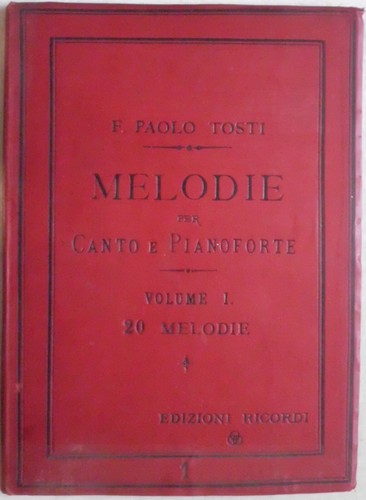 Noten paolo tosti - f., melodie