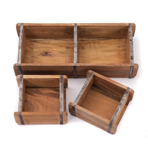 Holzkisten set bricks - holzkisten, iii"