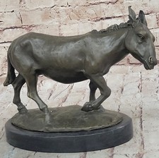 Bronze Marmor Statue Mini Esel