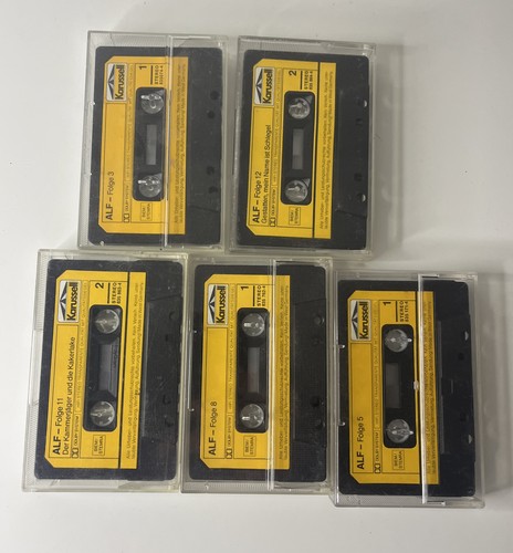 Alf hörspiel kassetten set 5 - alf,