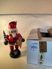 Richard Glässer Nussknacker Weihnachtsmann Santa Geschenke Laterne Erzg. OVP