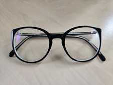 Brille Schwarz Acetat Damen Miamai München Designer Brille