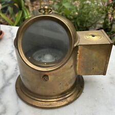 Alter echter Schiffskompass Plath Hamburg  Haube