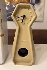 Karlsson Pendeluhr Tischuhr Uhr Keramik Genuine Latte Braun inkl. OVP