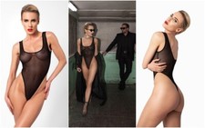 F322 Noir Handmade Body Tüll