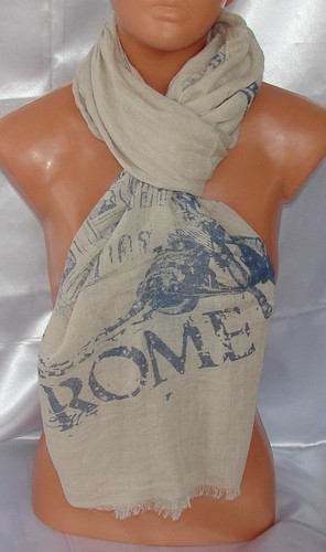 Beige roma schal pareo sommer - beige,