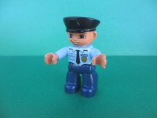 Lego Duplo Figur junger Mann Polizist Polizei Police freundlich (030123N1)