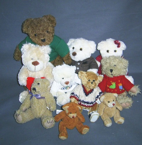 Teddybären sammlung stück - sammlung,