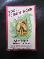 TOD den Schädlingen! DDR Quartett-Schwarzer Peter-Rudolf Forkel 1951