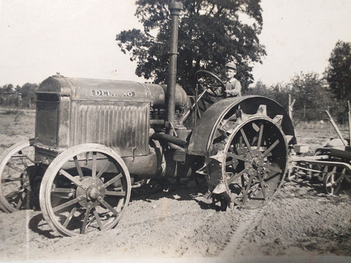 Foto oldtimer traktor - ,