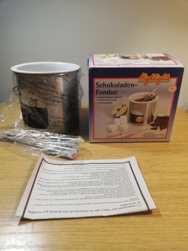 Schokoladenfondue unbenutzt - schokoladenfondue,,