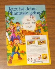 Seltene Werbung DR. OETKER Schatztruhe Eis - Käpt'n Cool Fremdfiguren 2003