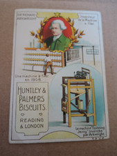 Antike 1910er England Trading Card Trading Huntley & Palmers SIR RICHARD ARKWRIGHT